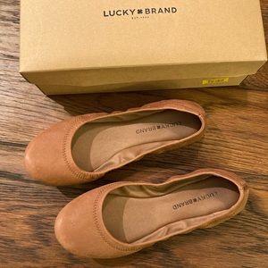 Lucky Brand Emmie Ballet Flat Bourbon Winter Haze
